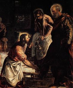 Jacopo Tintoretto's Christ Washing the Feet of His Disciples (c. 1547)